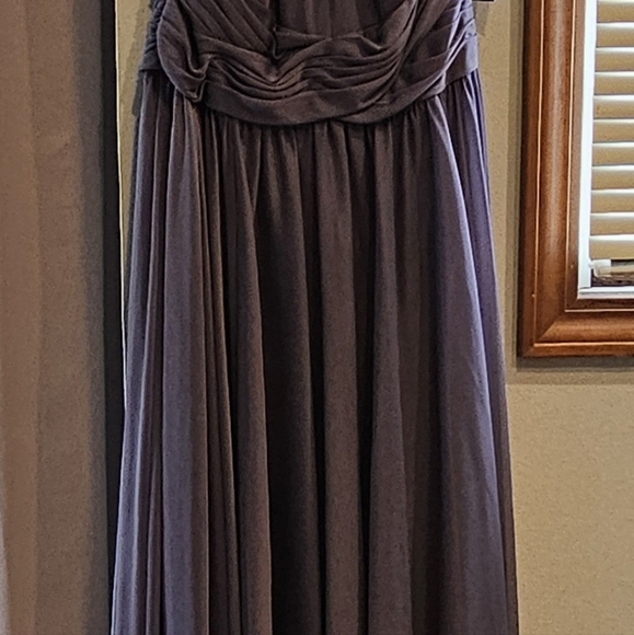 David's Bridal #F19931 Pewter